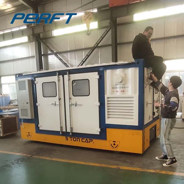 trackless transfer trolley for production line 10t